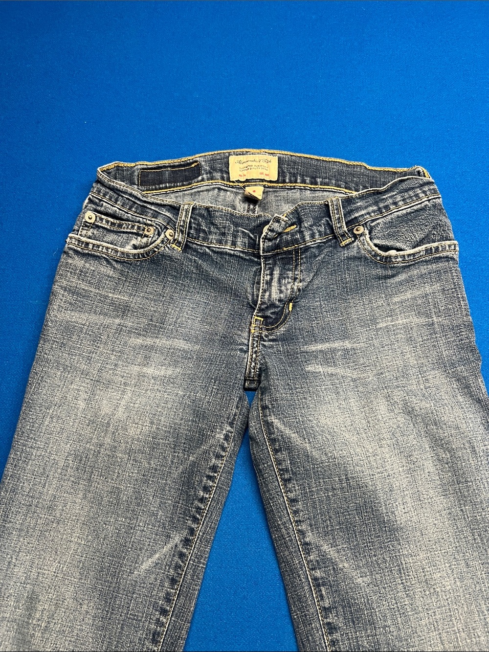 Vintage Light Wash Blue Denim Jeans by A&F
